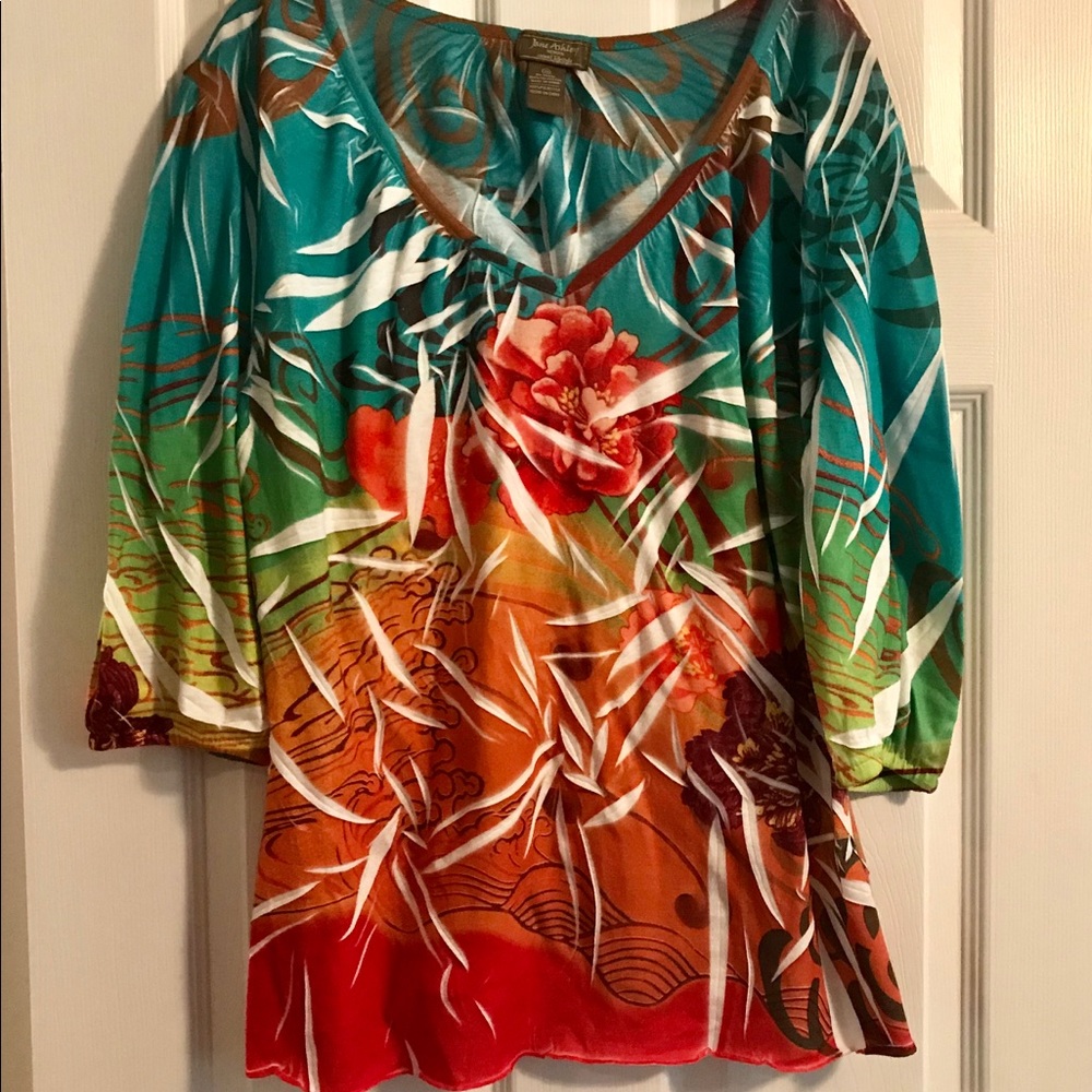 Jane Ashley Floral Shirt